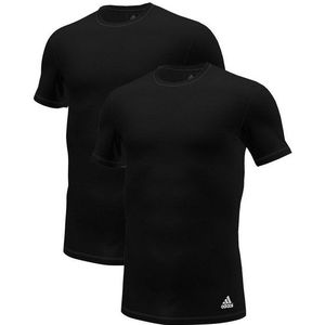 Adidas - Active Flex - T-shirts - Zwart - 2-pack - Regular-fit - Korte Mouwen