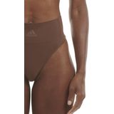 Adidas - Thong - Ondergoed - Toasted Mocha - 89% Polyamide 11% Elastaan