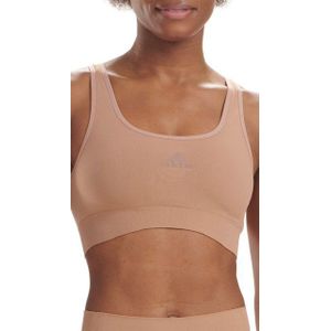Sport BH Adidas Women Scoop Lounge Bra Toasted Almond