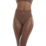 Adidas - High Leg Brief - Ondergoed - Bruin - 89% Polyamide - Antibacterieel