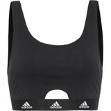 adidas Sportswear Bralette "Real Cool Cotton" met modieuze ruglijn