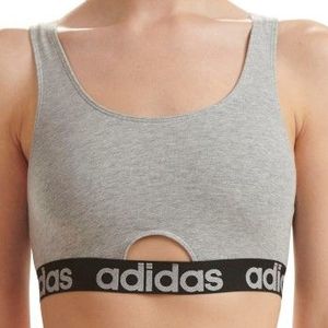 Adidas - Bustier - Sport BH - Zwart - Katoen - Duurzaam