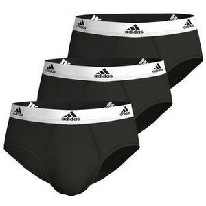 Adidas Heren Multipack brief (3PK) ondergoed, zwart, S, zwart, S