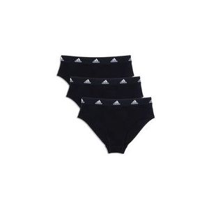 Adidas - Bikini Ondergoed - Zwart - 3 Pack - Katoenmix