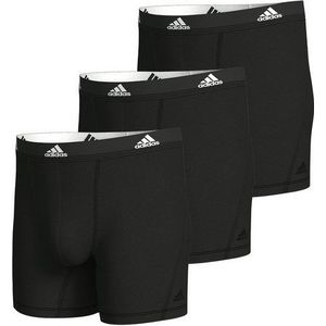 Adidas - Active Flex Cotton Trunks - Boxershort - Zwart - Katoen - Set van 3