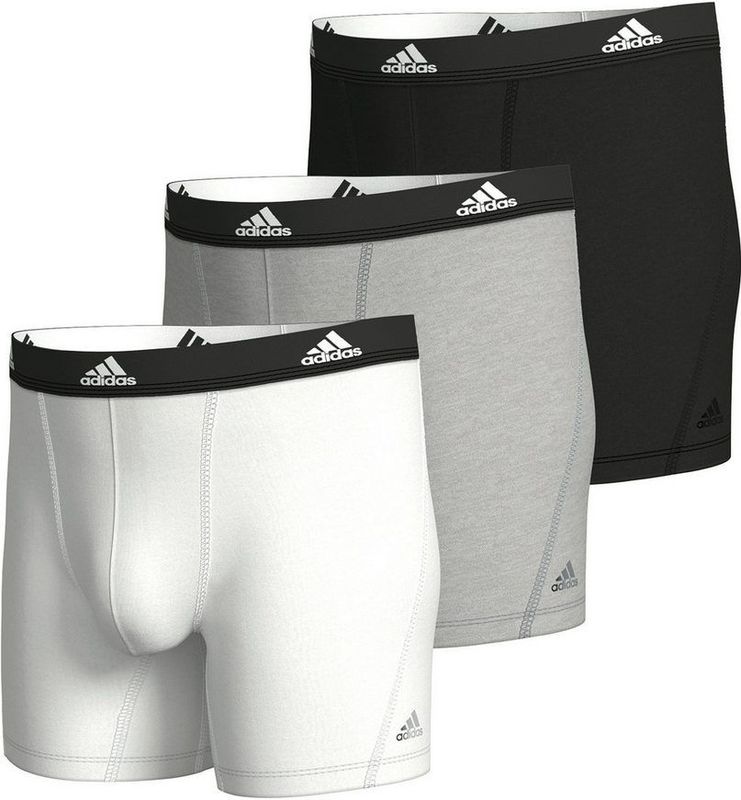 Boxershort Adidas Men Active Flex Boxer Brief Assorted 917 (3 Pack)-S