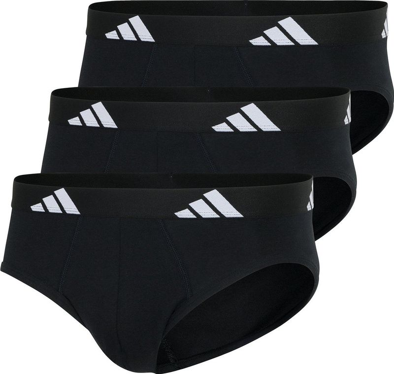 ADIDAS SPORTSWEAR - Active Flex - Slips - Zwart - Katoen - Set van 3