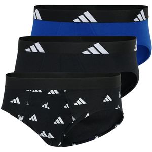 adidas Active Flex Cotton Slip - Zwart - Katoen - Verpakking van 3