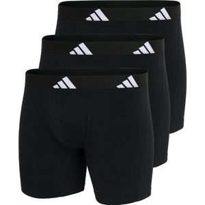 Adidas - Active Flex Cotton - Boxershort - Black - 95% Katoen, 5% Elastaan