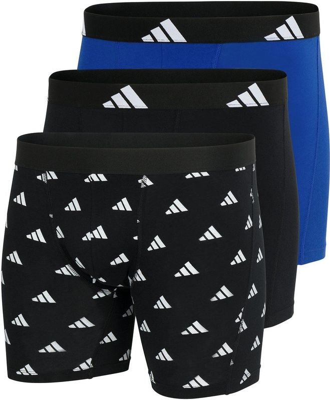 adidas - Boxershorts - Veelkleurig - Actief Flex Katoen - Verpakking van 3 Stuks