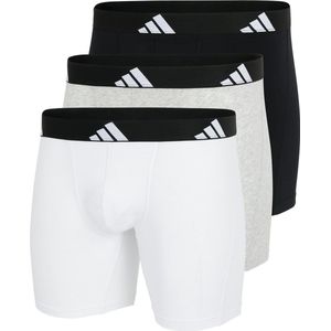 Adidas - Active Flex Cotton - Onderbroek - Zwart / Grijs / Wit