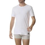 Adidas - Men Active Flex Cotton - Ondershirt - Wit - 2-Pack