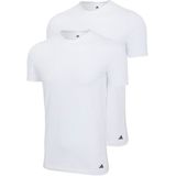 Adidas - Men Active Flex Cotton - Ondershirt - Wit - 2-Pack