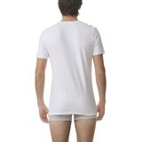 adidas - V-Hals T-shirt - Zwart/Wit - 100% Katoen - 2-Pack