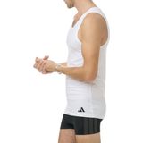 Adidas - Active Flex Cotton - Tanktop - Wit - 2-Pack