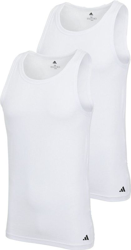 Adidas - Active Flex Cotton - Tanktop - Wit - 2-Pack