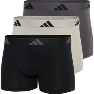adidas - Boxershorts - Grijs - Zwart - Beige - 3-pack - Flex Cotton