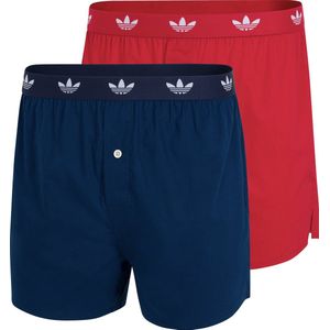 adidas - Comfort Core Cotton Icon Woven Boxer - Zwart - 2 Pack