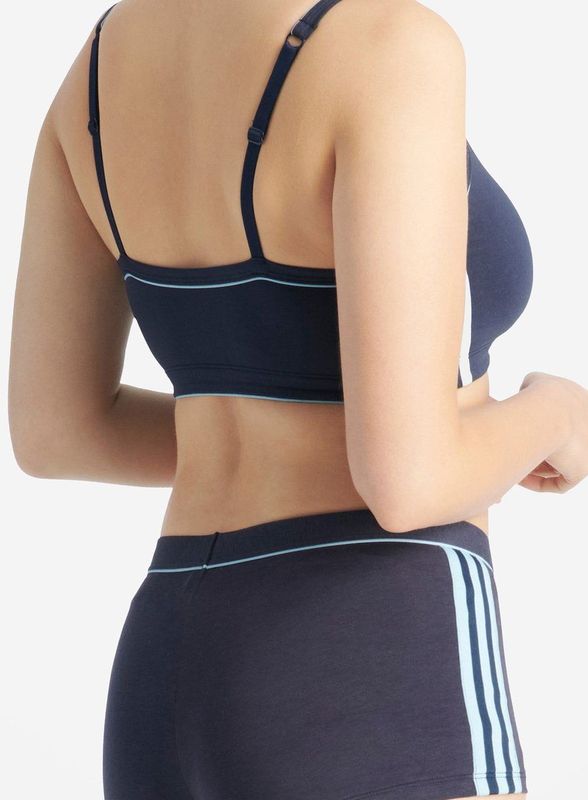 adidas - Bralette - Zwart - Ademend Weefsel - Verstelbare Tragers