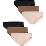 Active Ultimate - Bikinibroekje - Beige/Zwart/Bruin - 87% Polyamide, 13% Elastaan