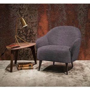 furninova Fauteuil Paloma met chromen poot, in scandinavisch design