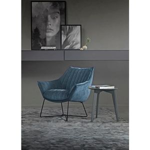 furninova Loungestoel Egon Quilt comfortabele loungestoel met aantrekkelijke decoratieve naden