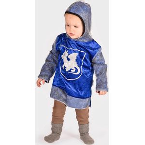 Den Goda Fen Kostuum - Ridder - Blauw - Den Goda Fen - 4-6 jaar (104-116) - Kostuum
