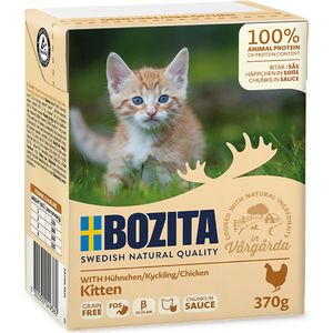 Bozita Tetra stukjes in Saus 6 x 370 g Kattenvoer - Met Kip voor Kittens