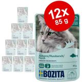 12x85 g Bozita Stukjes in Gelei Pouch Kattenvoer