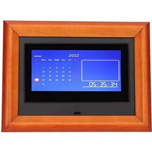 Elektronische Fotolijst, Digitale Fotolijst 16 GB Uitbreidbaar voor Thuis 7 Inch (EU-stekker)