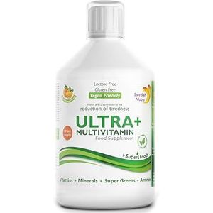Swedish Nutra Ultra+ - Vloeibare Multivitamine - Mineralen -Voedingssupplement als drank
