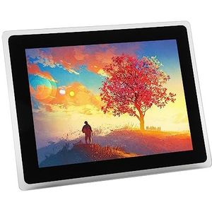 Slimme Digitale Fotolijst, 12,1 Inch Plug-and-play Digitale Fotolijst met Blauw LED-licht voor Thuis (EU-stekker)