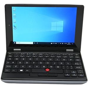 Mini-laptop, 7 Inch 12 GB RAM Notebookcomputer Dual-band WiFi 2 USB 3.0 voor Kantoor (12G+512G EU-stekker)
