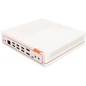 Mini-pc, 2 GB GDDR6 GPU 4,4 GHz CPU Microcomputer 8M Cache 8K UHD Wit voor op Reis (EU-stekker)