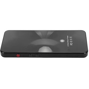 Muziekspeler, Draagbare Mp4-speler Bluetooth WiFi Eenvoudige Bestandsoverdracht Zwarte Octa Core-chip 5,0 Inch HD Volledig Touchscreen voor Android voor Studie (64GB)