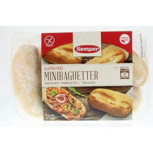 Semper Mini baguettes glutenvrij  6 stuks