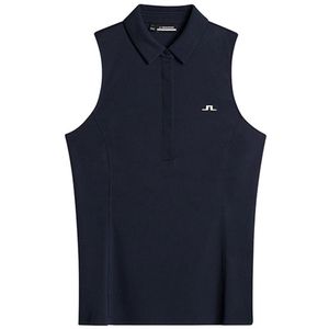 J.lindeberg - Dena - Mouwloze Poloshirt - Blauw