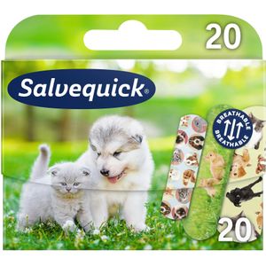 Salvequick - Dierenpleisters - Puppy's en Kittens - 20 Stuks