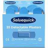 Salvequick - Pleisterdispenser Navulling - Blauw - 210 Stuks