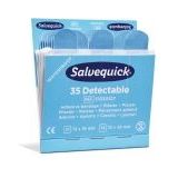 Salvequick - Pleisterdispenser Navulling - Blauw - 210 Stuks
