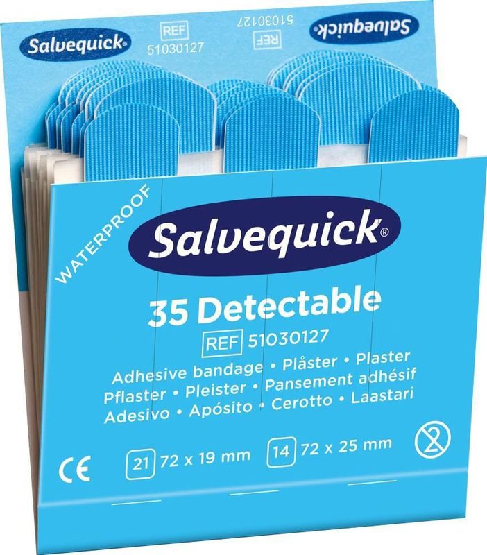 Salvequick 51030127 Pflasterstrips Salvequick detectable