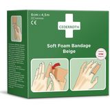 Cederroth - Soft Foam Bandage - Beige - 6 cm x 4,5 m