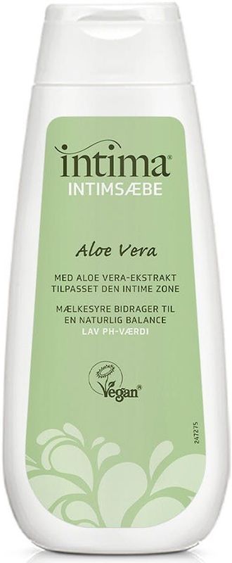 Intima - Intimsæbe - 250 ml - Aloë Vera - Milde Intieme Zeep