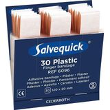 Salvequick - 6096 - Pleister Navulling - 6 Stuks - Plastic - Lange Vingerpleisters