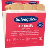 Salvequick - 6444 - Textiel Pleisters - 40 Stuks
