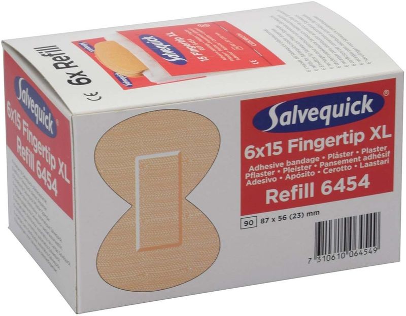Pleister vingertop navul 6 stuks 6454 (Prijs per doos a 6 stuks)