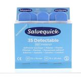 Salvequick 6735 navulling HACCP blauwe pleisters 35 stuks