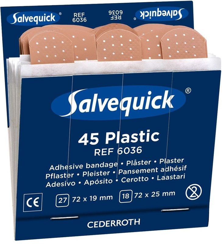 Salvequick - Navulling - Pleisters - Cederroth
