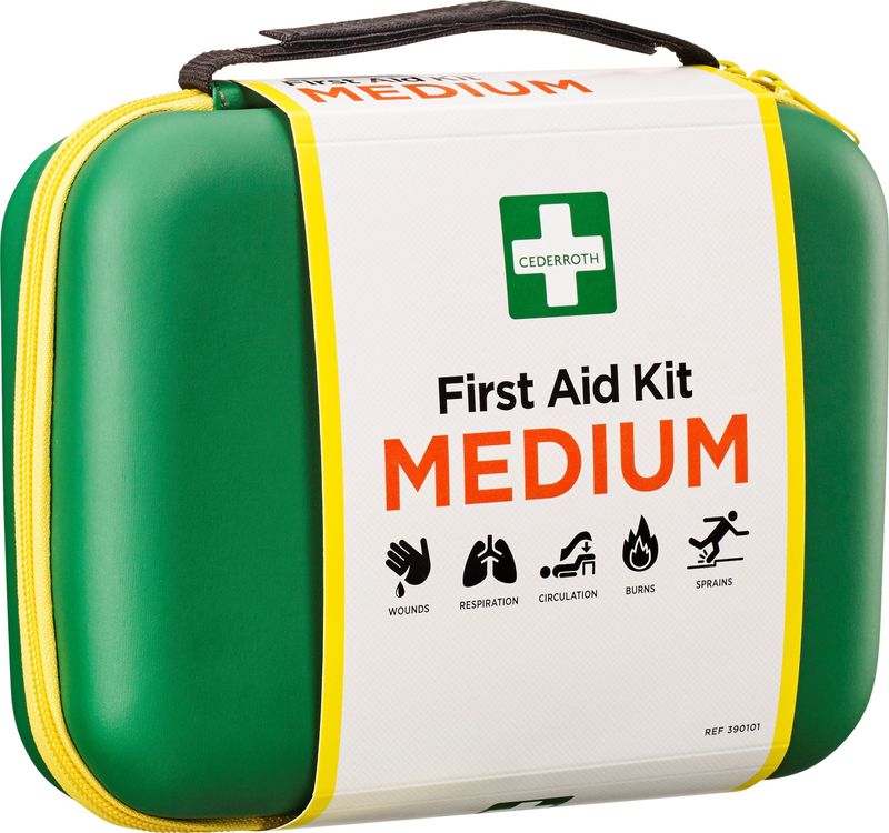 Cederroth - First Aid Kit Medium - EHBO-koffer - Groen en Geel
