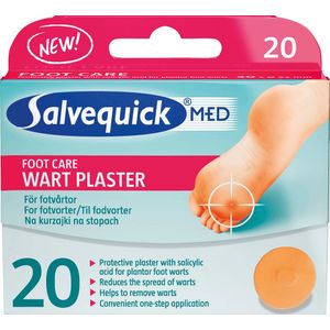 Wart Plaster - 20 Stuks - Medische Gel - Salicylzuur